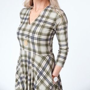 Agnes & Dora Plaid Curie Dress